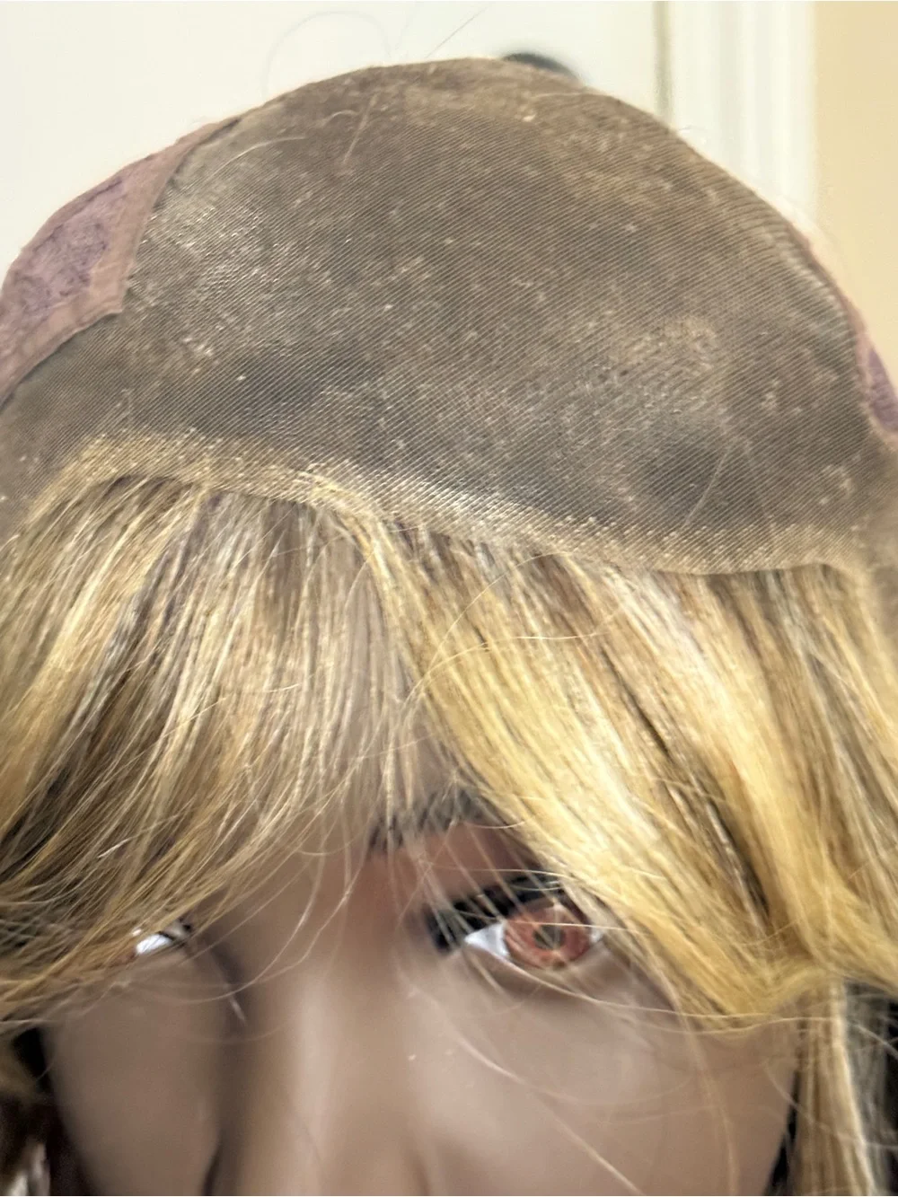 Wavy Blonde Highlighted Women's Fashion Wig - Natural Blonde Mix